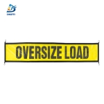 Reflective PVC Banner - PVC  Nylon Mesh Oversize Load Truck Banner